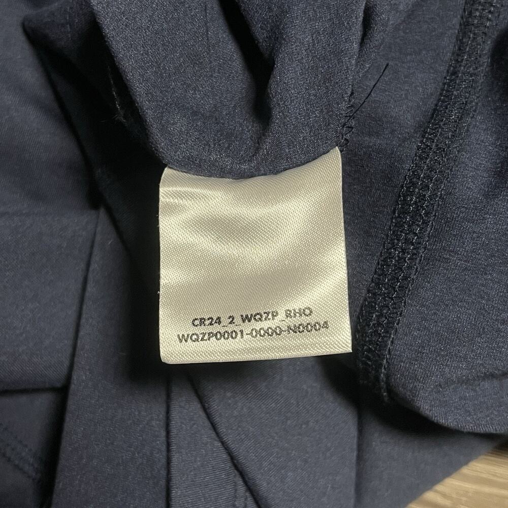 Rhoback Solid Performance Q-Zip Women's Large Fleet Navy TARGA Logo Golf EUC - Picture 12 of 13